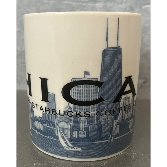 Starbucks 2002 Skyline Series Barista Series One Chicago The Windy City Mug Cup - Picture 2 of 7